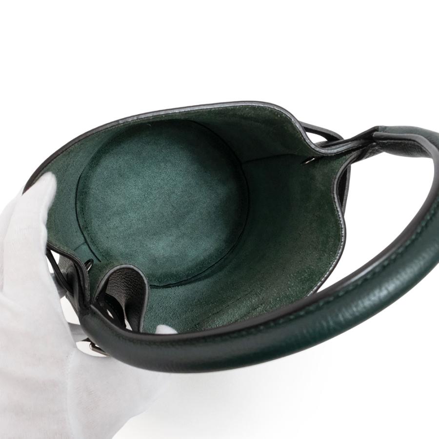 CELINE ダークグリーン ショルダーバッグバケットバッグ