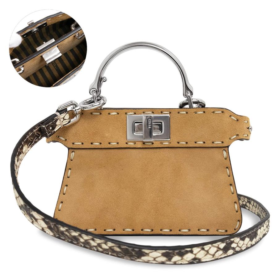 フェンディ マイクロアイシーユー ピーカブー ショルダーバッグ 7AS106