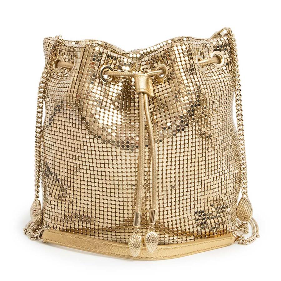 （新品・未使用品）ブルガリ BVLGARI セルペンティ ヘリテージ メッシュバッグ チェーン ショルダーバッグ 斜め掛け メタル レザー ライトゴールド ゴールド金具 291694 BVLGARI（ブルガリ） （新品・未使用品）ブルガリ セルペンティ