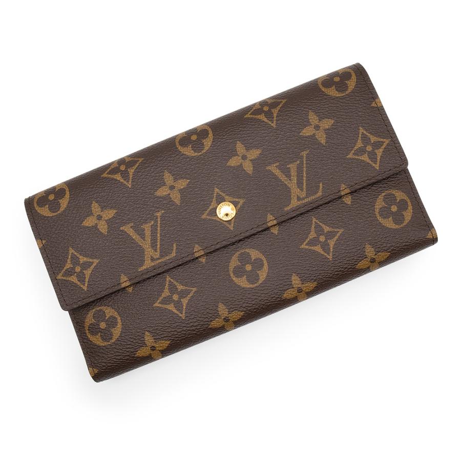 （未使用　展示品）ルイ ヴィトン LOUIS VUITTON ポルト トレゾール インターナショナル 三つ折り財布 モノグラム ブラウン ゴールド金具 M61215 箱付 LOUIS VUITTON（ルイ・ヴィトン） （未使用 展示品）ルイ ヴィトン