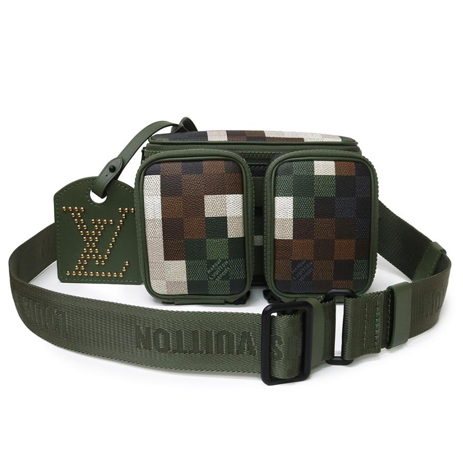 （新品・未使用品）ルイ ヴィトン LOUIS VUITTON ショルダーバッグ 斜め掛け カーフスキン レザー ダモフラージュキャンバス グリーン ブラック金具 M83169 LOUIS VUITTON（ルイ・ヴィトン） （新品・未使用品）ルイ ヴィトン