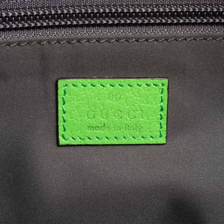 （新品・未使用品）グッチ GUCCI スモール バックパック ベルトバッグ リュック デイパック GGナイロン ラバー コットン レッド グリーン グレー 752100の画像