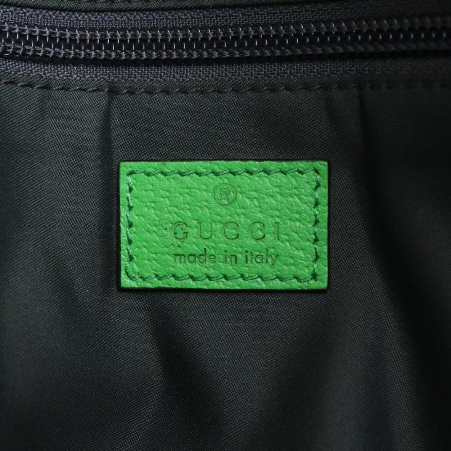 （新品・未使用品）グッチ GUCCI スモール バックパック ベルトバッグ リュック デイパック GGナイロン ラバー コットン レッド グリーン グレー 752100の画像