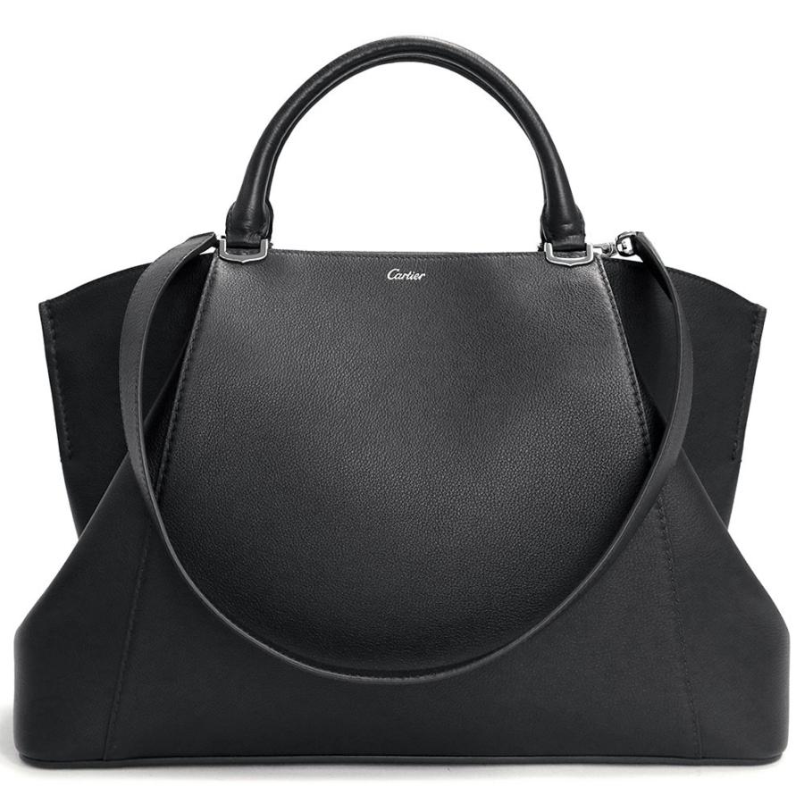 Cartier　2WAY ハンドバッグ Cドゥカルティエ シルバー金具 レザー Cartier 2WAY ハンドバッグ Cドゥカルティエ シルバー金具 レザー