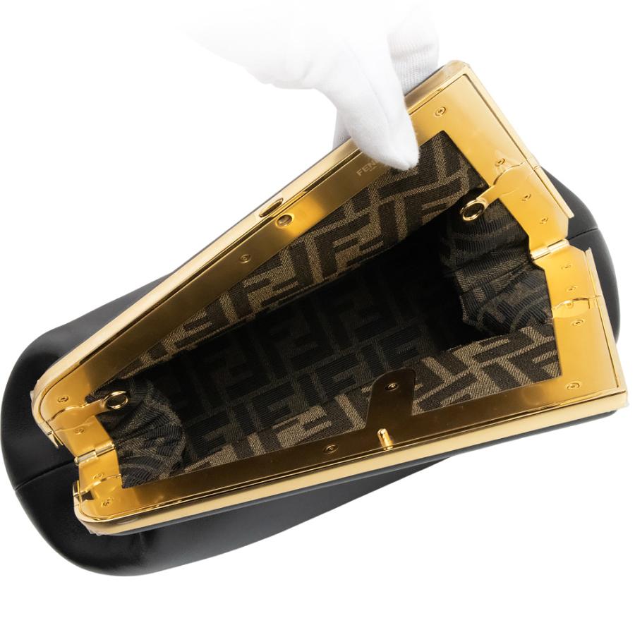 フェンディ ファースト ミディアム 2Way クラッチ ショルダーバッグ ナッパレザー NERO ネロ ブラック ゴールド金具 8BP127 FENDI（未使用　展示品） 楽天市場】【未使用 展示品】フェンディ FENDI ファースト ミディアム