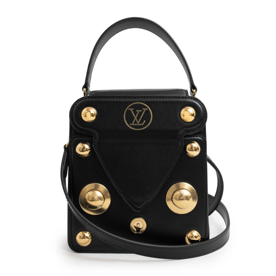 （未使用　展示品）ルイ ヴィトン LOUIS VUITTON Sロック XL 2Way ショルダー ハンドバッグ 斜め掛け カーフスキン レザー ブラック ゴールド金具 M82214 LOUIS VUITTON（ルイ・ヴィトン） （未使用 展示品）ルイ ヴィトン