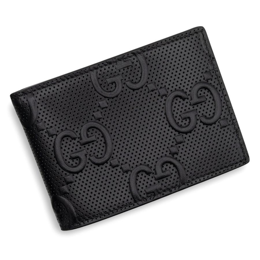 【美品】GUCCI グッチ GGエンボス 財布 ブラック ミニウォレット GUCCI（グッチ） （新品・未使用品）グッチ 札入れ 二つ折り財布 GG