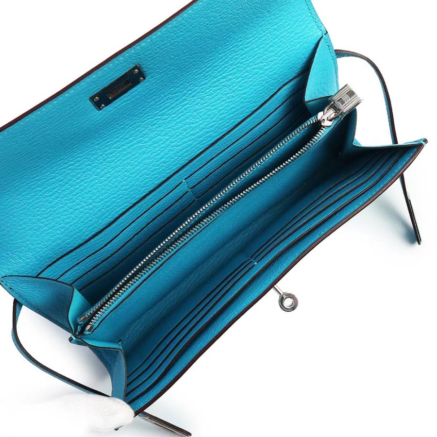 未使用 自宅保管品 エルメス ケリーウォレット ロング シェーブル  T刻印 HERMES（エルメス） （未使用保管品）エルメス ケリーウォレット