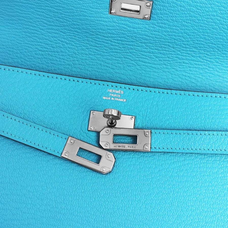 未使用 自宅保管品 エルメス ケリーウォレット ロング シェーブル  T刻印 HERMES（エルメス） （未使用保管品）エルメス ケリーウォレット