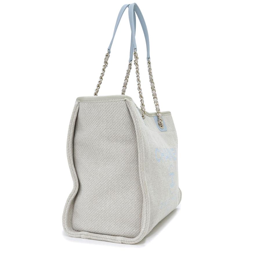 大人気✨シャネル トートバッグ ドーヴィル MM ココマーク　キャンバス CHANEL（シャネル） （未使用 展示品）シャネル ココマーク チェーン