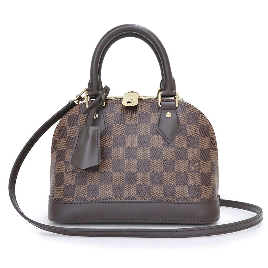 （未使用　展示品）ルイ ヴィトン LOUIS VUITTON アルマ BB 2WAY ショルダー ハンドバッグ 斜め掛け ダミエ スムースレザー ブラウン ゴールド金具 N41221 箱付 LOUIS VUITTON（ルイ・ヴィトン） （未使用 展示品）ルイ ヴィトン