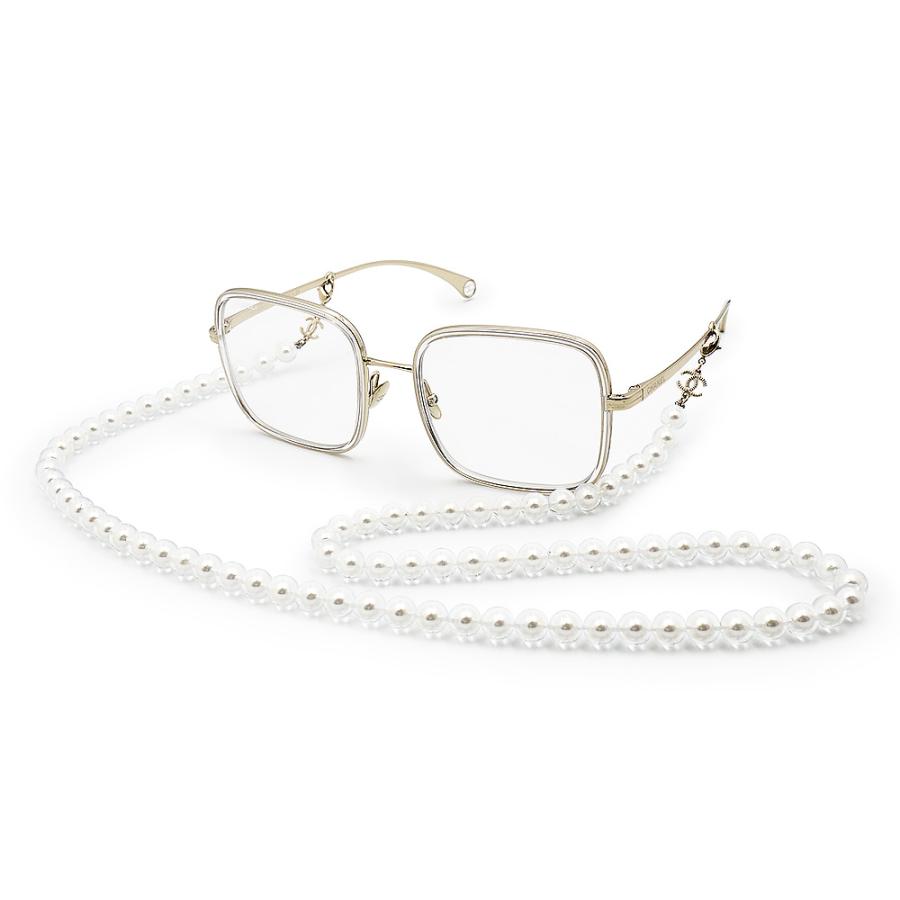 CHANEL （美品）シャネル スクエア シェイプ ココマーク パール 