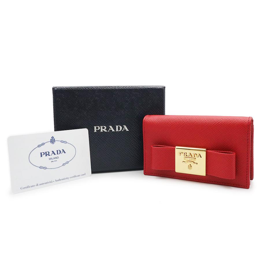 PRADA（プラダ） （未使用 展示品）プラダ リボン カードケース 名刺