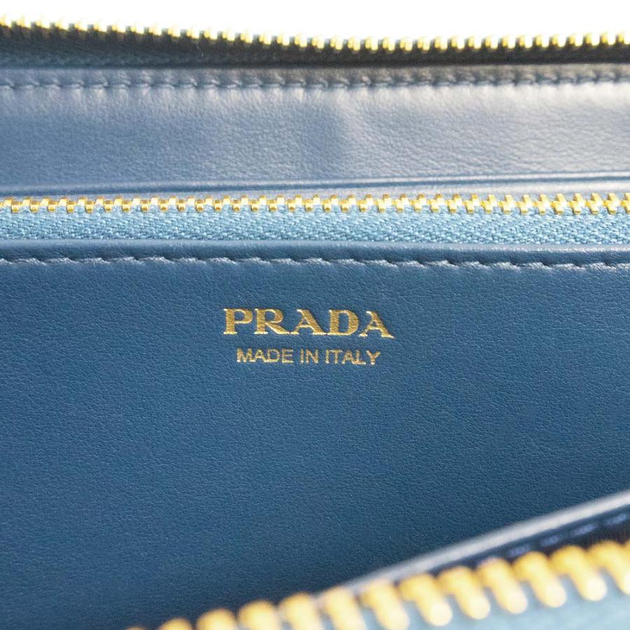 PRADA （未使用保管品）プラダ ラウンドファスナー ジップ 長財布  