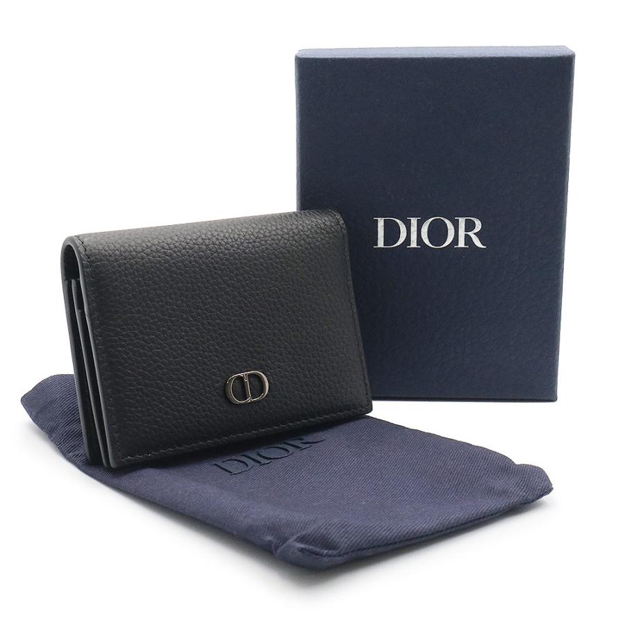 新品・未使用品CD Icon ビジネスカードホルダー DIOR | CD Icon ビジネスカードホルダー (名刺入れ) グレインド