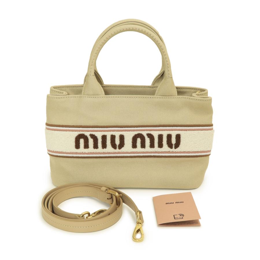 miu miu（ミュウミュウ） （未使用 展示品）ミュウミュウ ロゴ デニム 