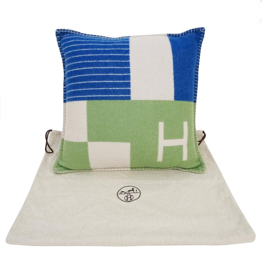 エルメス　クッション　ジャカード　アルブル　タータン HERMES（エルメス） （未使用保管品）エルメス クッション ジャカード