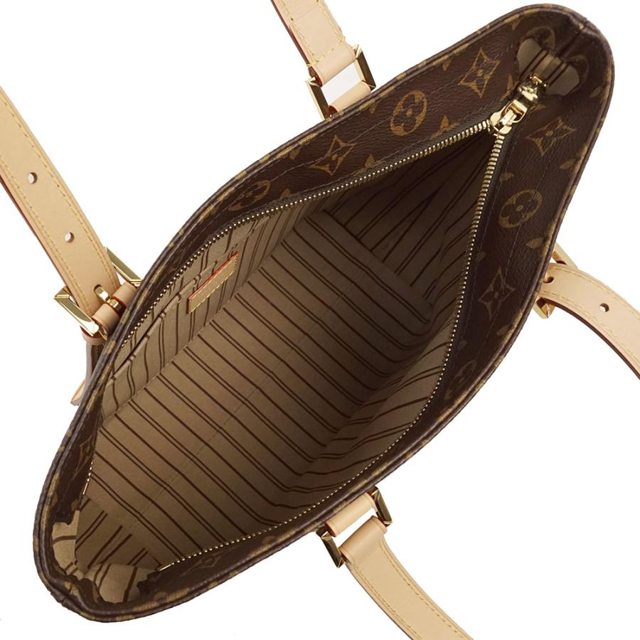 美品 LOUIS VUITTON ルイヴィトン カバピアノ トートバッグ ヴィンテージ モノグラム ショルダーバッグ PVC/ヌメ革 ブラウン レディース【中古】 LOUIS VUITTON - LOUIS VUITTON ルイヴィトン カバピアノ トートバッグ