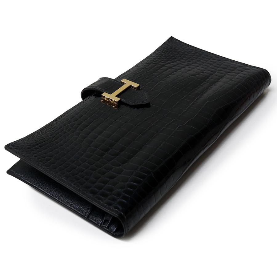 HERMES（エルメス） （中古）エルメス ベアン クラシック 二つ折り長