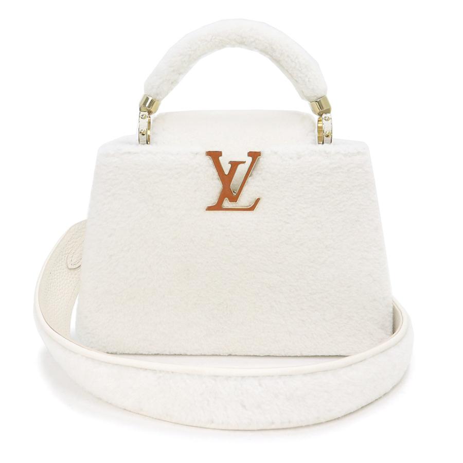 （未使用保管品）ルイ ヴィトン LOUIS VUITTON カプシーヌ BB 2WAY ショルダー ハンドバッグ 斜め掛け シアリング トリヨンレザー ブラン ホワイト ブラウン ゴールド金具 M21089 LOUIS VUITTON（ルイ・ヴィトン） （未使用保管品）ルイ ヴィトン