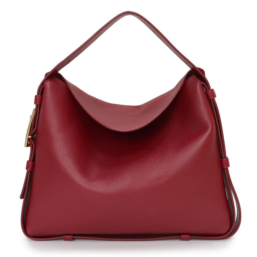 （未使用　展示品）ボッテガヴェネタ BOTTEGA VENETA クレードル ショルダー ハンドバッグ ラムスキン レザー スウェード ボルドー レッド ゴールド金具 680058 BOTTEGA VENETA（ボッテガ・ヴェネタ） （未使用 展示品）ボッテガ