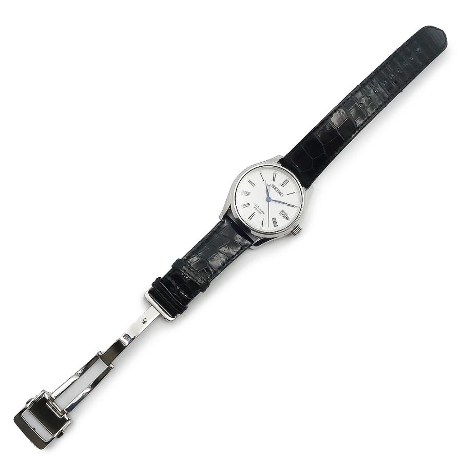 【苫小牧バナナ】美品 SEIKO PRESAGE SARX019 セイコー プレザージュ メカニカル 琺瑯ダイヤル 6R15-02P0 自動巻/クロコベルト メンズ腕時計♪ SEIKO（セイコー） （中古）セイコー プレサージュ 琺瑯ダイヤル