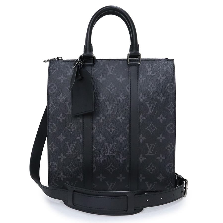 （中古）ルイ ヴィトン LOUIS VUITTON サックプラ クロス 2WAY ショルダー ハンドバッグ 斜め掛け モノグラムエクリプス ブラック シルバー金具 M46098 LOUIS VUITTON（ルイ・ヴィトン） （中古）ルイ ヴィトン サックプラ