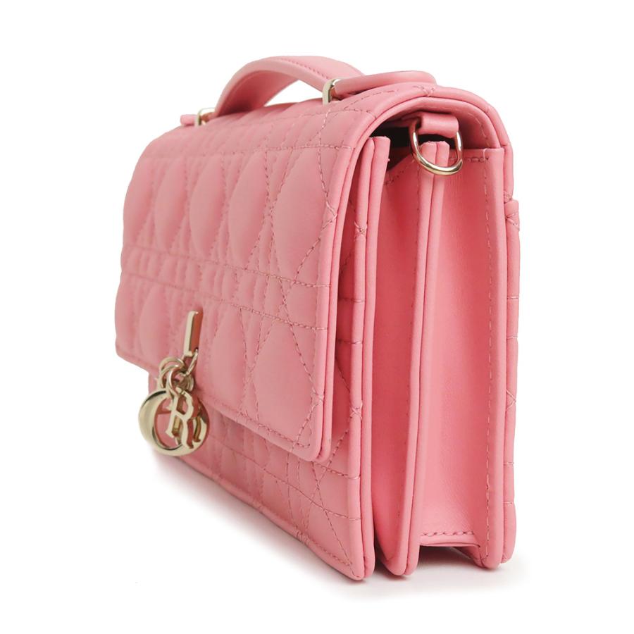 新品 定価以下 ディオール My Dior ミニバッグ ショルダーバッグ ピンク DIOR | My Dior ミニバッグ カナージュ ラムスキン