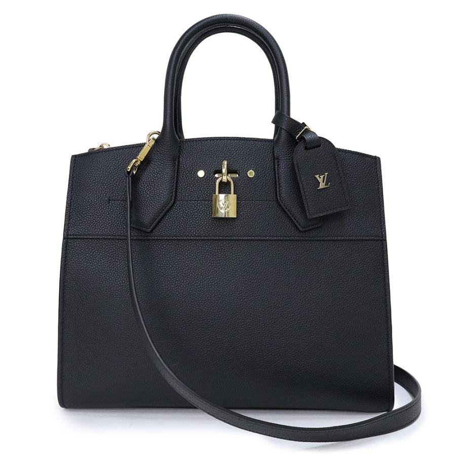 （未使用　展示品）ルイ ヴィトン LOUIS VUITTON シティ スティーマー PM 2WAY ショルダー ハンドバッグ トリヨンレザー ノワール ブラック ゴールド金具 M53028 LOUIS VUITTON（ルイ・ヴィトン） （未使用 展示品）ルイ ヴィトン