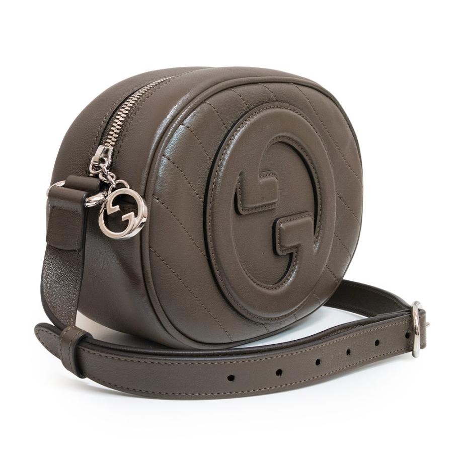 グッチ ブロンディ ショルダーバッグ 斜め掛け カーフスキン レザー ブラウン シルバー金具 760175 GUCCI（美品） GUCCI（グッチ） （美品）グッチ ブロンディ ショルダーバッグ 斜め