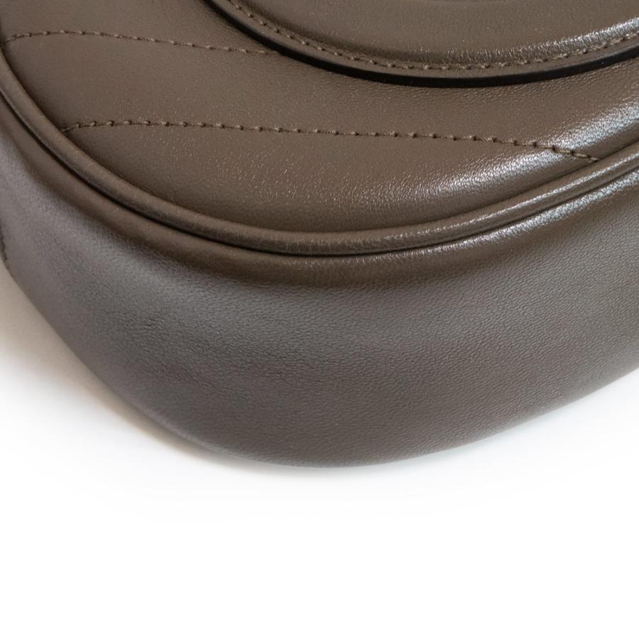 グッチ ブロンディ ショルダーバッグ 斜め掛け カーフスキン レザー ブラウン シルバー金具 760175 GUCCI（美品） GUCCI（グッチ） （美品）グッチ ブロンディ ショルダーバッグ 斜め