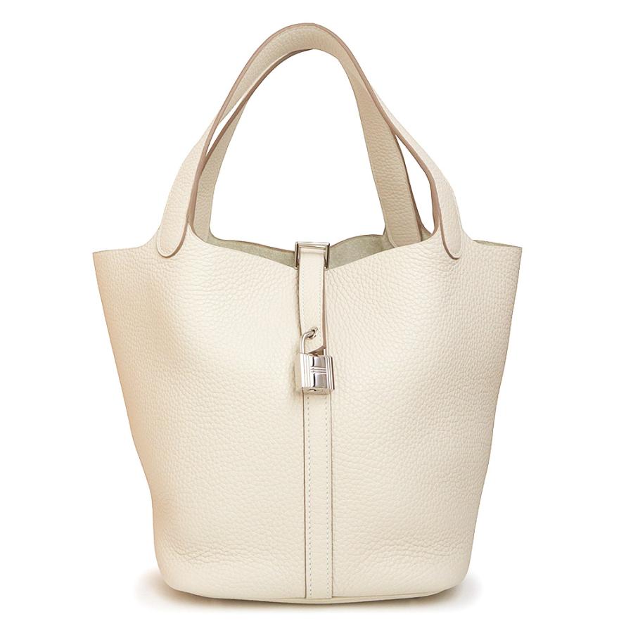 エルメス ピコタンロック 22 MM ホワイト トリヨンクレマンス ハンドバッグ HERMES（エルメス） （新品・未使用品）エルメス ピコタンロック 22 MM