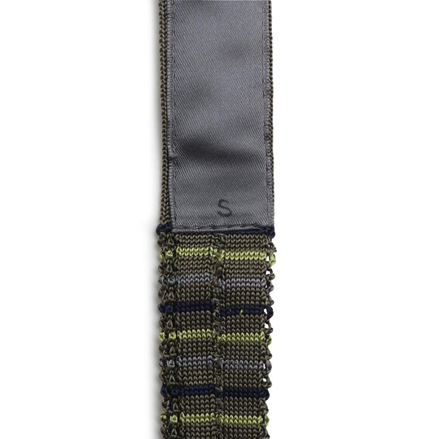 HERMES（エルメス） （美品）HERMES ニットタイ Hロゴ 刺繍 シルク100