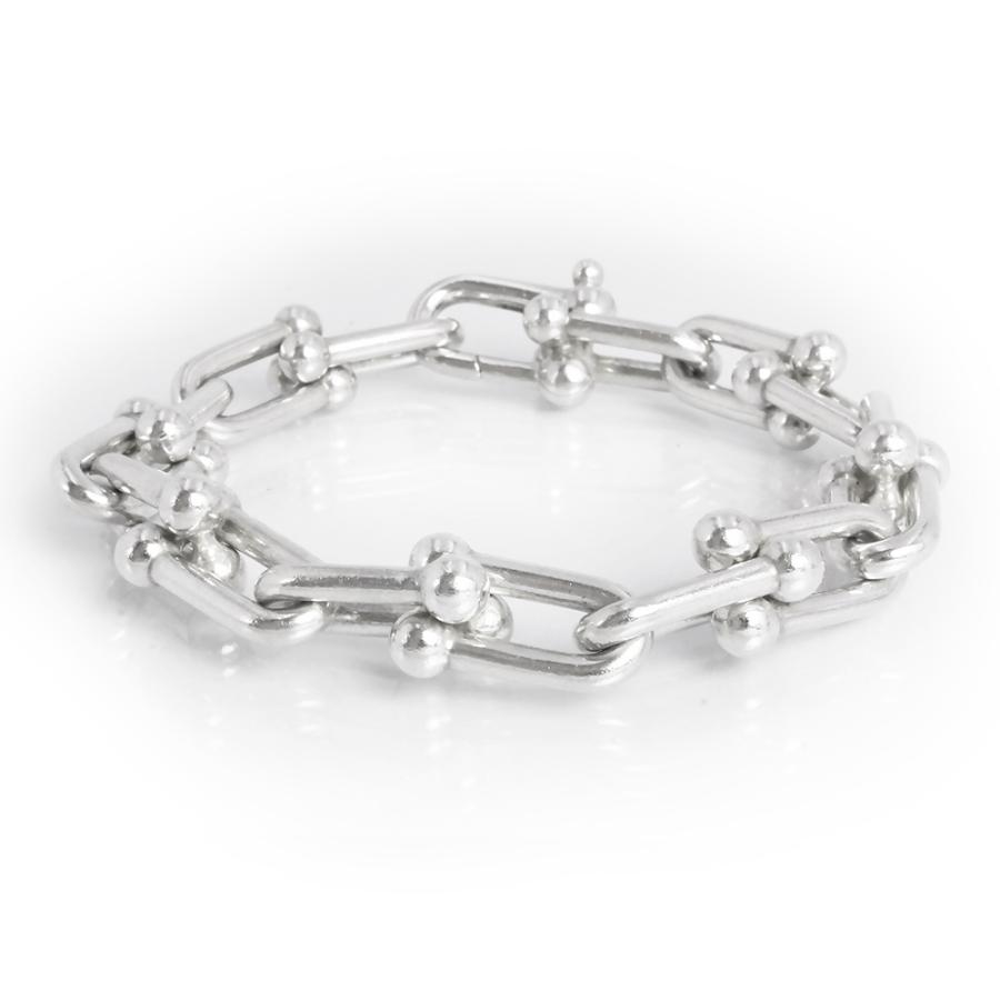 ティファニーハードウェア　16リンクラージリンクブレスラージサイズTiffany ティファニー ハードウェア リンク ブレスレット スターリングシルバー