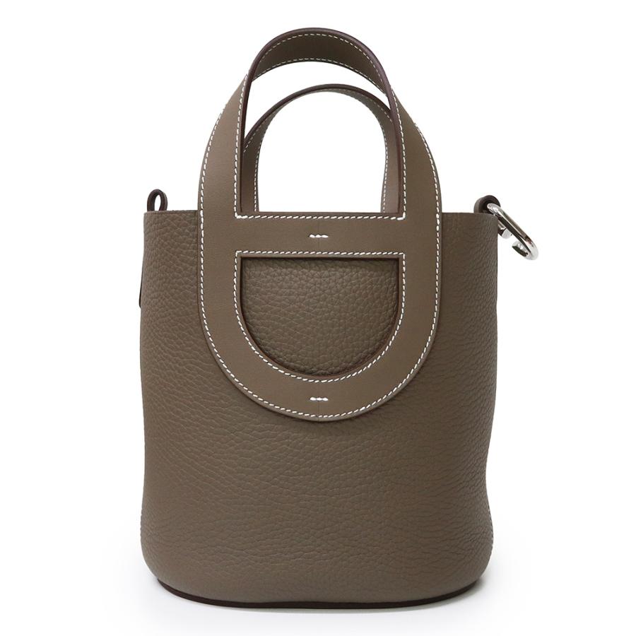 （新品・未使用品）エルメス HERMES インザループ 18 ハンドバッグ トリヨンクレマンス ヴォースイフト レザー エトゥープ エトープ グレージュ シルバー金具 W刻印 箱付 HERMES（エルメス） （新品・未使用品）エルメス インザループ 18