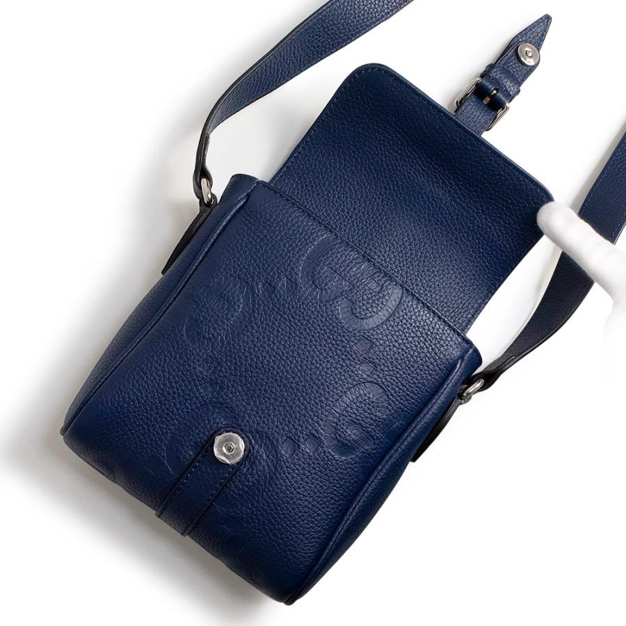 GUCCI グッチ ショルダーバッグ スモール メッセンジャーバッグ 760235 ブラック系 ジャンボGG ユニセックス シルバー金具 美品 グッチ GUCCI ジャンボGG スモール メッセンジャーバッグ