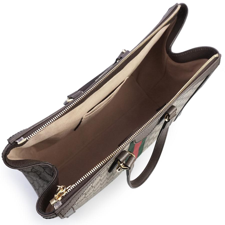（未使用　展示品）グッチ GUCCI オフィディア ミディアム トップハンドル 2way ショルダー ハンドバッグ 斜め掛け GGスプリームキャンバス レザー ベージュ エボニー ブラウン ゴールド金具 ？524537 GUCCI（グッチ） （未使用 展示品）グッチ オフィディア ミディアム