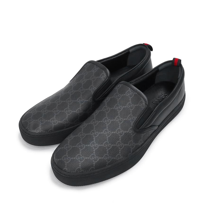GUCCI 靴 39E GG柄 スリッポン ローファー ブラック系 カジュアルシューズ 男性用 メンズ 札幌 西区 西野 GUCCI ローファー スリッポン GGロゴ イタリア製 グッチ ブラック 革靴