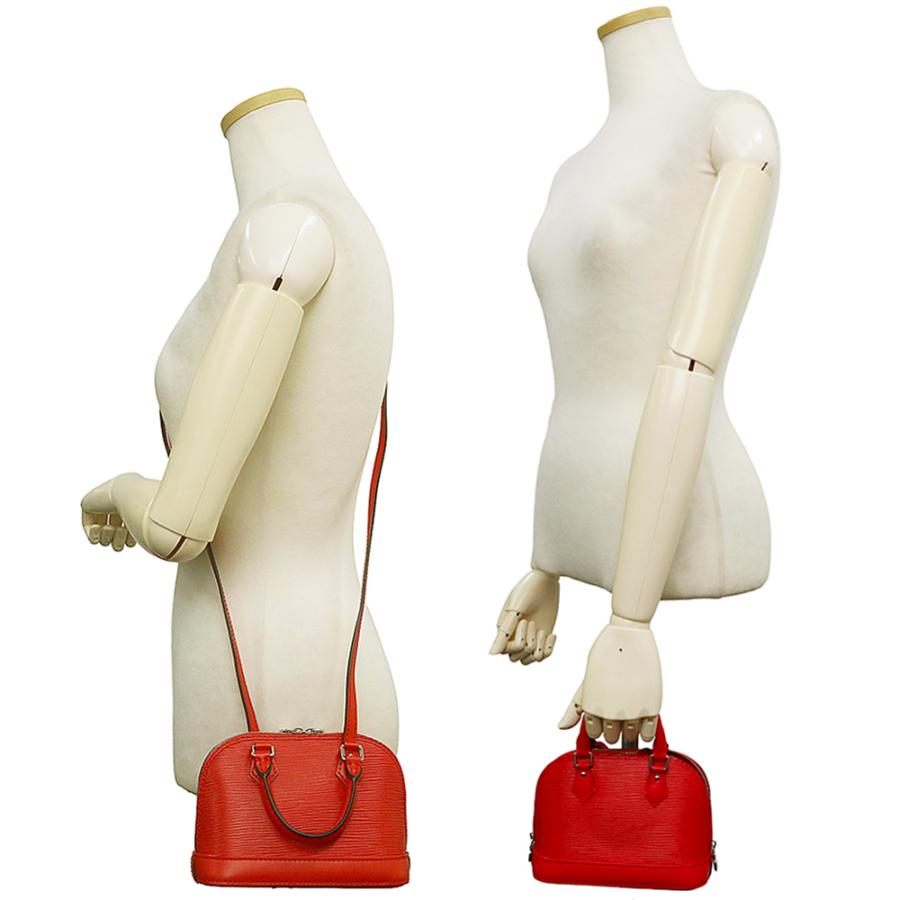 （未使用　展示品）ルイ ヴィトン LOUIS VUITTON ナノアルマ ショルダーバッグ 斜め掛け エピ レザー レッド シルバー金具 M50516_7