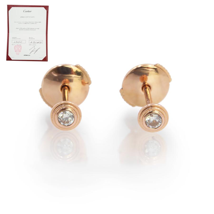 Cartier カルティエ ダムール ディアマンレジェ ピアス PG Cartier