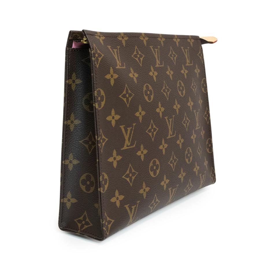 （新品・未使用品）ルイ ヴィトン LOUIS VUITTON トリオ ポッシュ トワレ ポーチ モノグラム ブラウン ゴールド金具 M47195 箱付_5