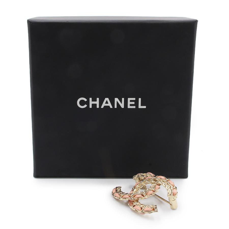 シャネル ココマーク チェーン ブローチ レザー ( CHANEL（シャネル） （新品・未使用品）シャネル ココマーク チェーン