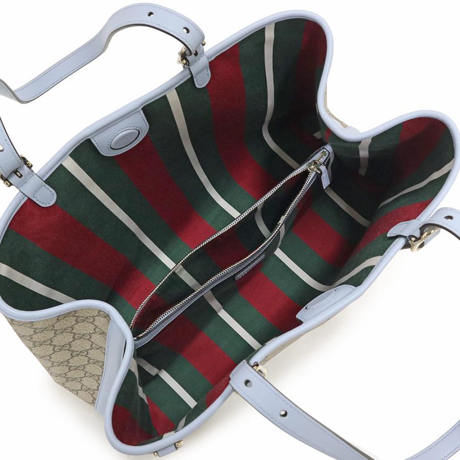 美品 グッチ トートバッグ GG スプリーム ロゴプレート 肩掛け A4可 正規品 グッチ トートバッグ GG スプリーム ロゴプレート 肩掛け A4可