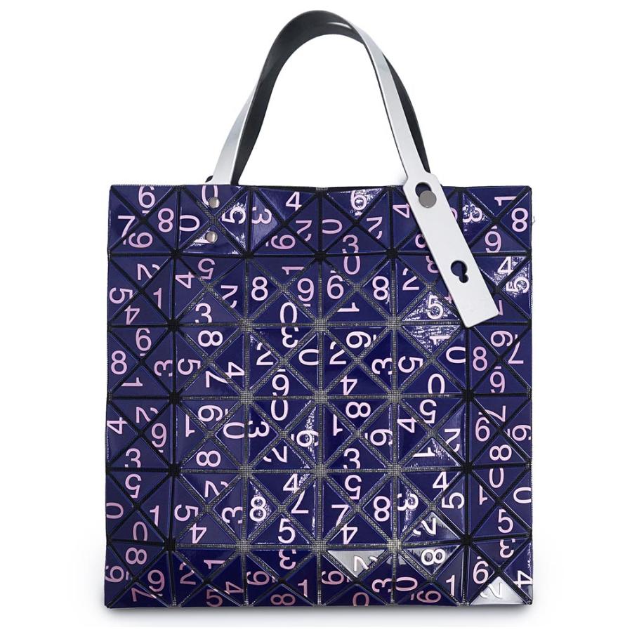 （未使用　展示品）イッセイミヤケ ISSEY MIYAKE バオバオ BAOBAO ナンバー トート ハンドバッグ PVC ネイビー ライトパープル グレー メタリックグレー金具 BB53-AG622 ISSEY MIYAKE（イッセイミヤケ） （未使用 展示品）イッセイミヤケ