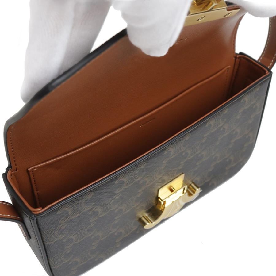 セリーヌ クロード トリオンフ ショルダーバッグ トリオンフキャンバス タン ブラウン ゴールド金具 94142CUZ.04LU CELINE（新品・未使用品） CELINE（セリーヌ） （新品・未使用品）セリーヌ クロード トリオンフ