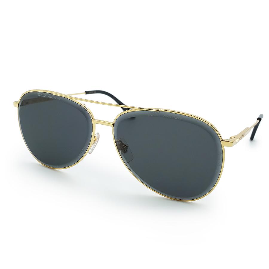 （未使用　展示品）ルイ ヴィトン LOUIS VUITTON LV スーパーヴィジョン メタル パイロット サングラス メガネ 眼鏡 アイウェア ゴールド ブラック Z2636U 箱付 LOUIS VUITTON（ルイ・ヴィトン） （未使用 展示品）ルイ ヴィトン