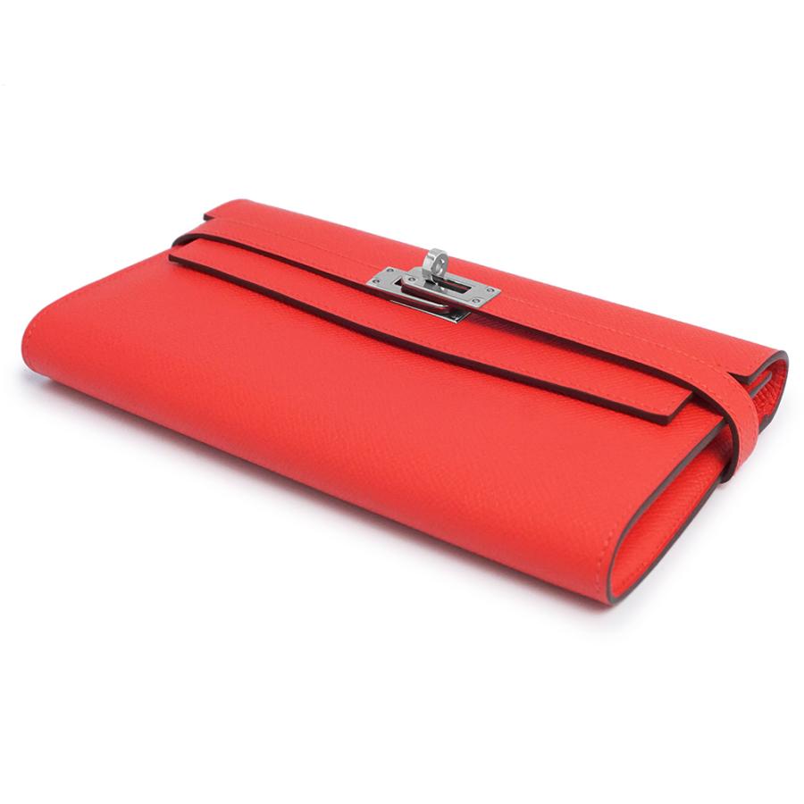 508 美品 HERMES エルメス ケリーウォレット ロング 2つ折り 長財布 HERMES（エルメス） （未使用 展示品）エルメス ケリーウォレット