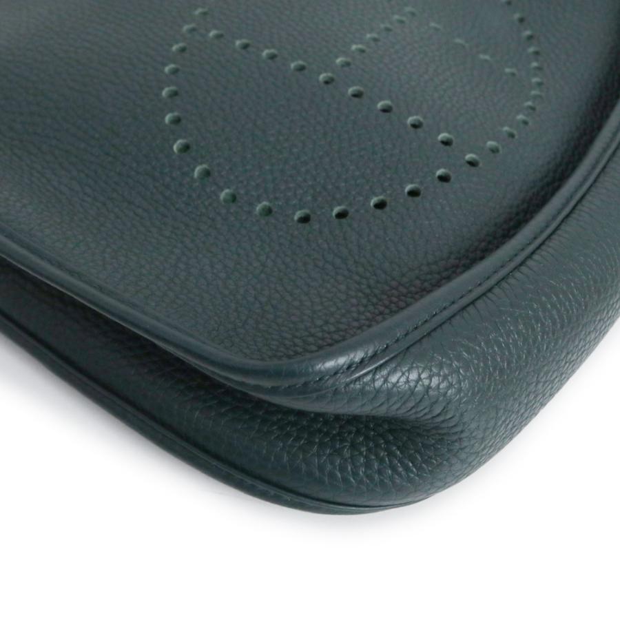 （中古）HERMES エルメス エブリン エヴリン 3 トロワ 29 PM トリヨンクレマンス ヴェールシプレ Y刻印 ショルダーバッグ 斜め掛け レザー ゴールド金具