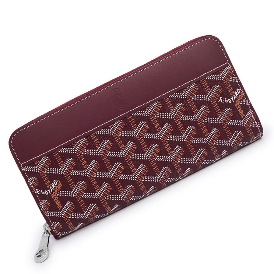 GOYARD ゴヤール 長財布 赤 箱付き ヘリンボーン柄 GOYARD ゴヤール 長財布 赤 箱付き ヘリンボーン柄 GOYARD ゴヤール 長