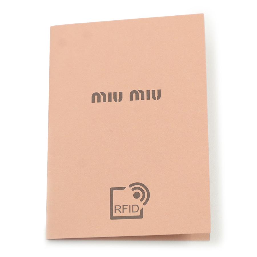 miu miu（ミュウミュウ） （未使用 展示品）ミュウミュウ エンボス